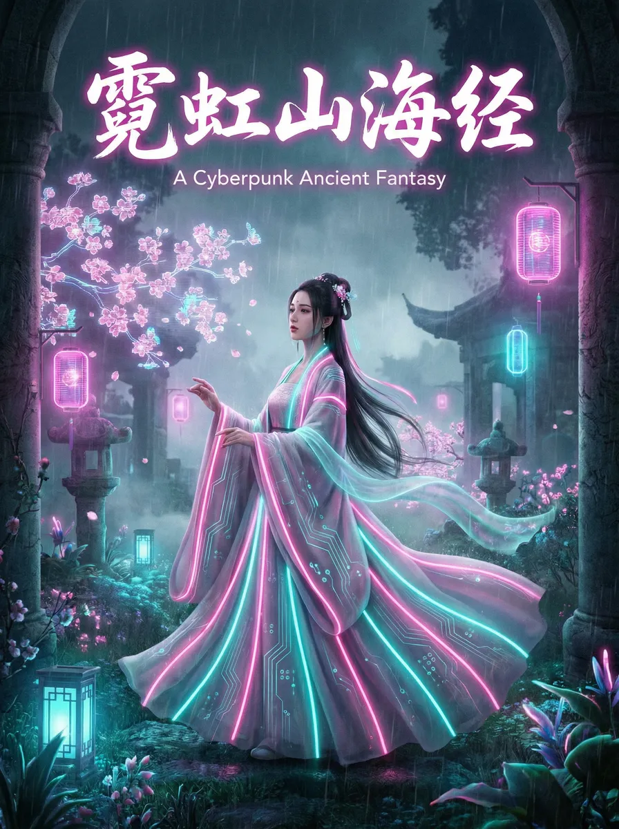 电视剧上海滩生死较量 古风奇缘短剧 - 霓虹山海经海报